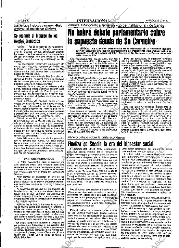 ABC MADRID 27-08-1980 página 20