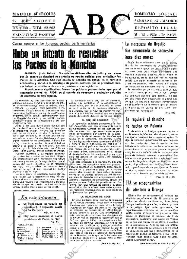 ABC MADRID 27-08-1980 página 9