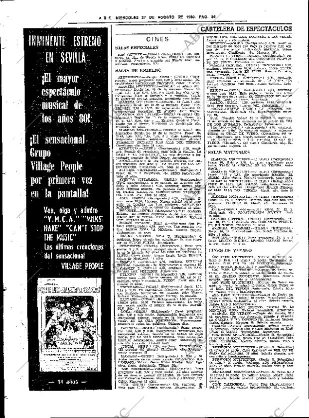 ABC SEVILLA 27-08-1980 página 40