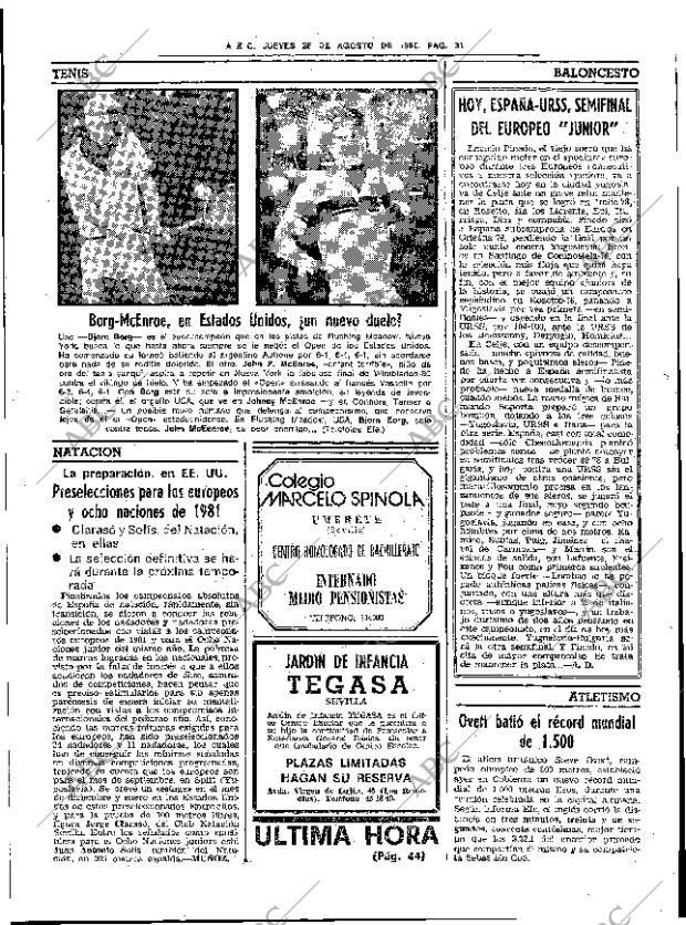 ABC SEVILLA 28-08-1980 página 37