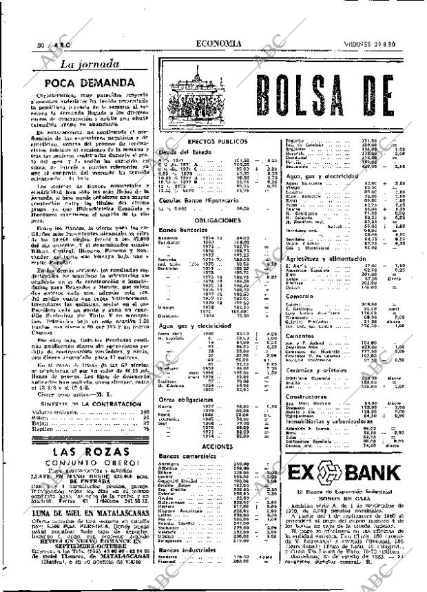 ABC MADRID 29-08-1980 página 38