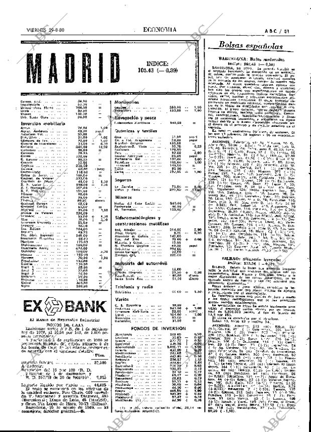 ABC MADRID 29-08-1980 página 39