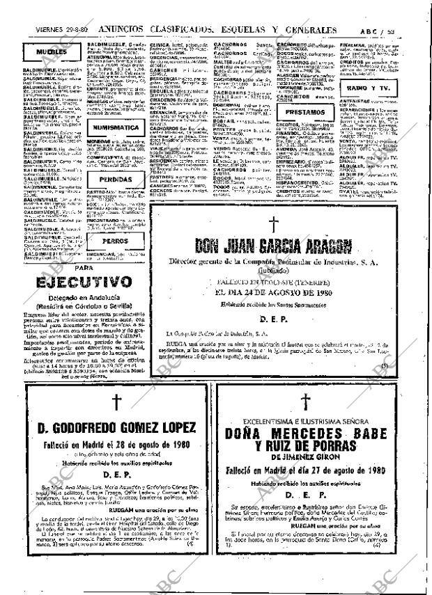 ABC MADRID 29-08-1980 página 61