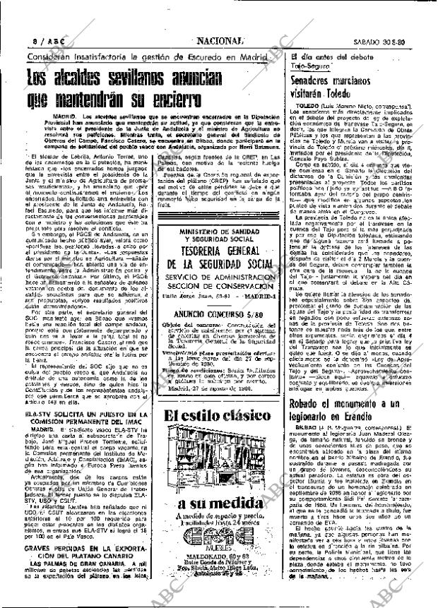 ABC MADRID 30-08-1980 página 16