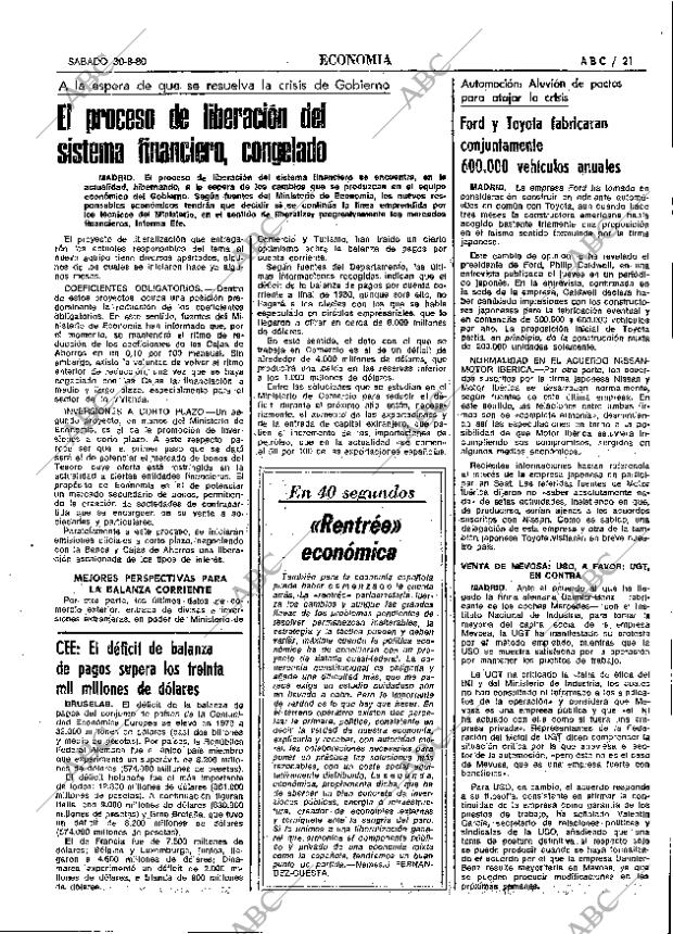 ABC MADRID 30-08-1980 página 29