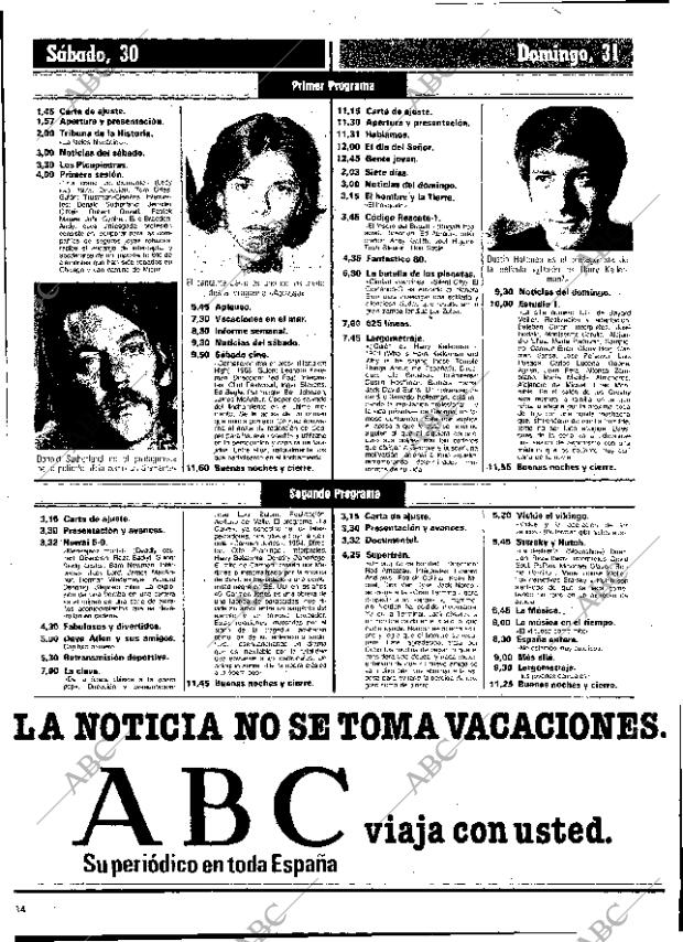 ABC MADRID 30-08-1980 página 62