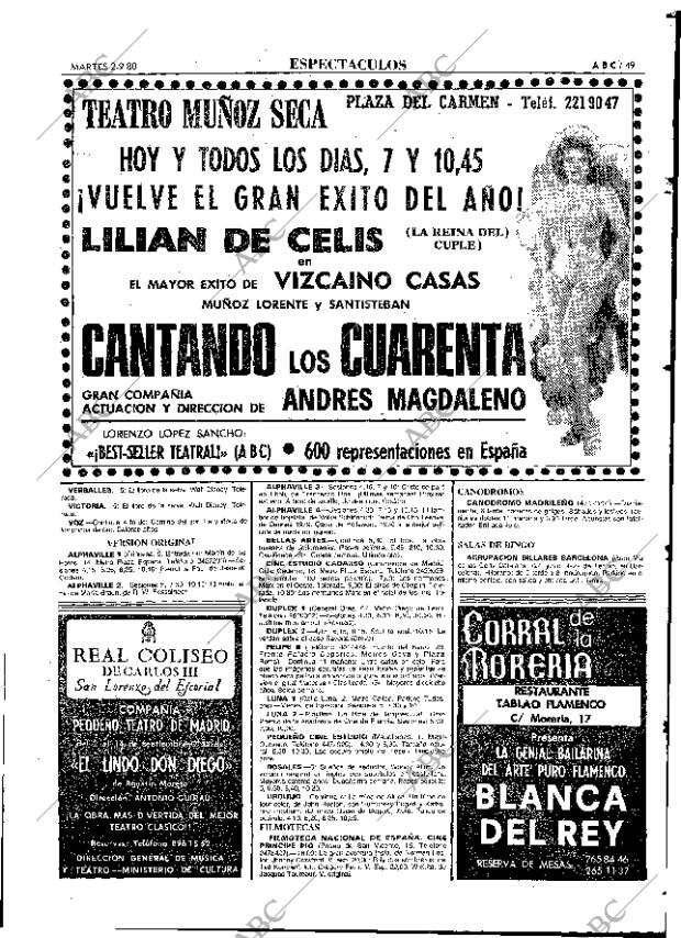 ABC MADRID 02-09-1980 página 61