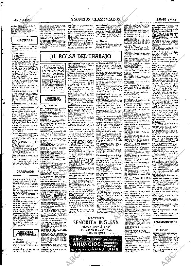 ABC MADRID 04-09-1980 página 64