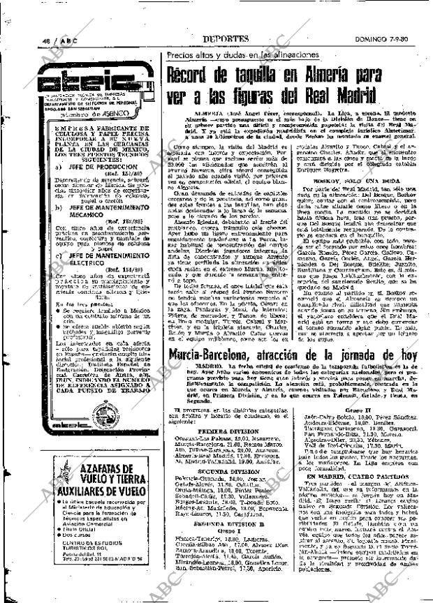 ABC MADRID 07-09-1980 página 60