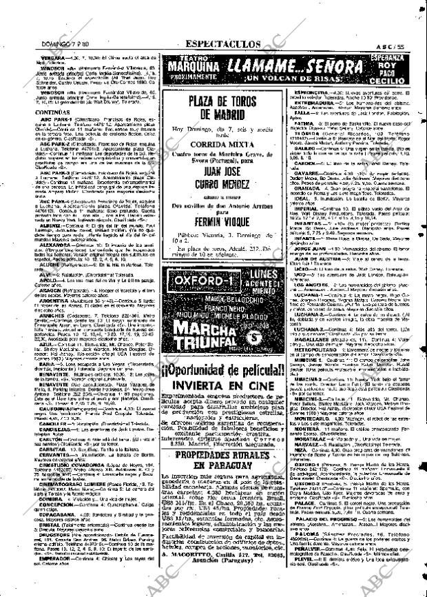 ABC MADRID 07-09-1980 página 67