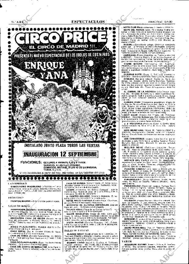 ABC MADRID 10-09-1980 página 62