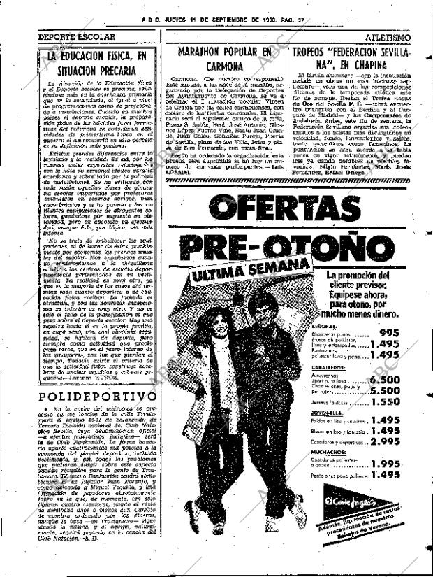 ABC SEVILLA 11-09-1980 página 43