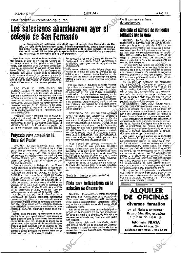 ABC MADRID 13-09-1980 página 29