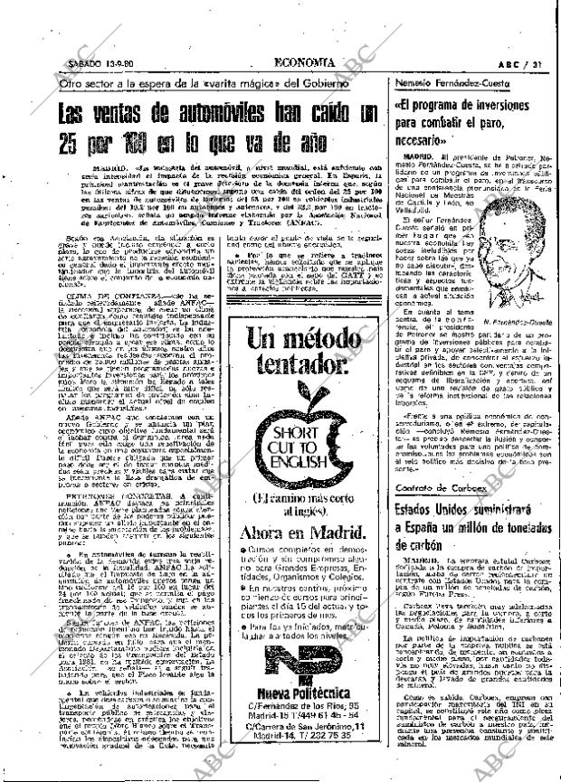 ABC MADRID 13-09-1980 página 39