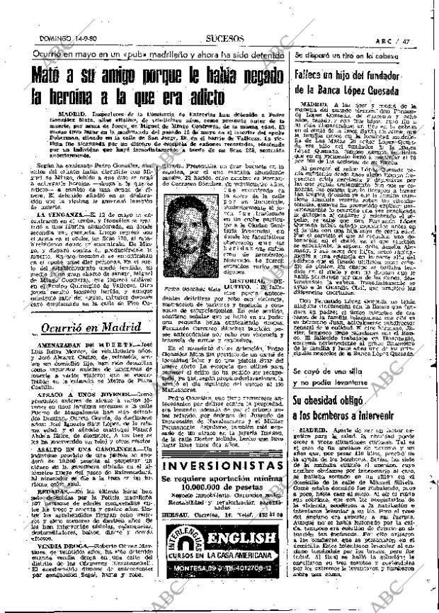 ABC MADRID 14-09-1980 página 59