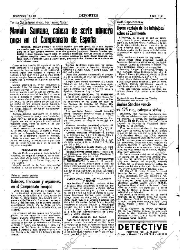 ABC MADRID 14-09-1980 página 63