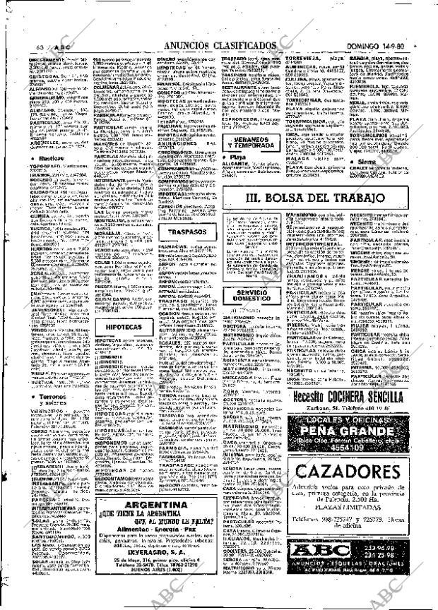 ABC MADRID 14-09-1980 página 80