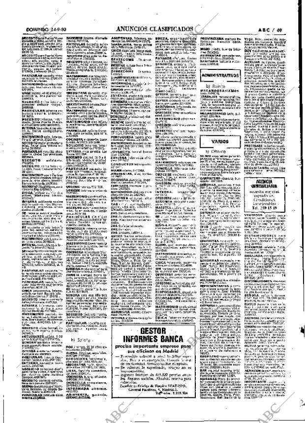 ABC MADRID 14-09-1980 página 81