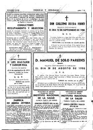 ABC MADRID 14-09-1980 página 89