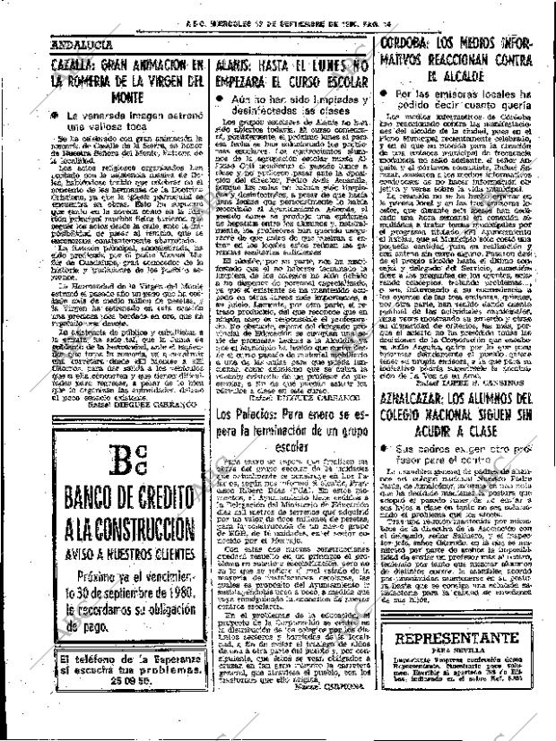 ABC SEVILLA 17-09-1980 página 22