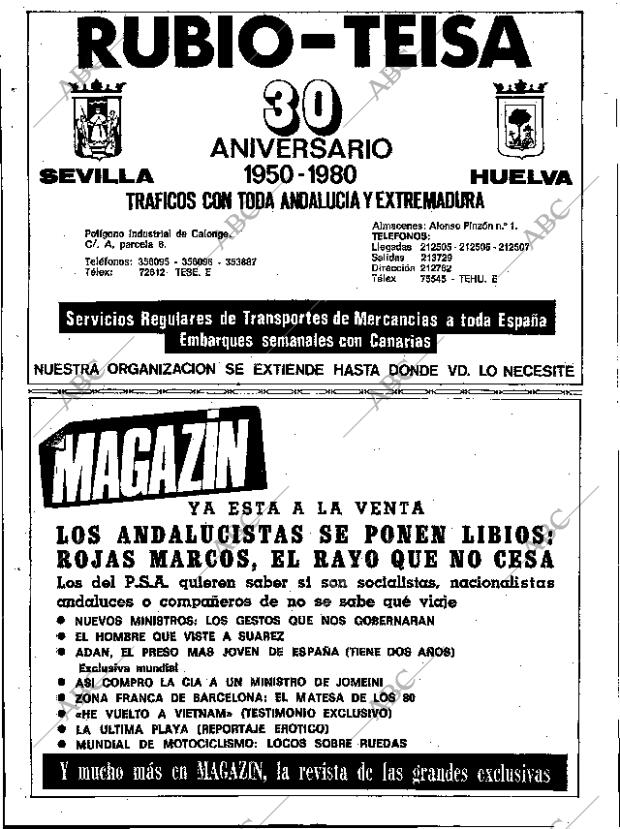 ABC SEVILLA 17-09-1980 página 60