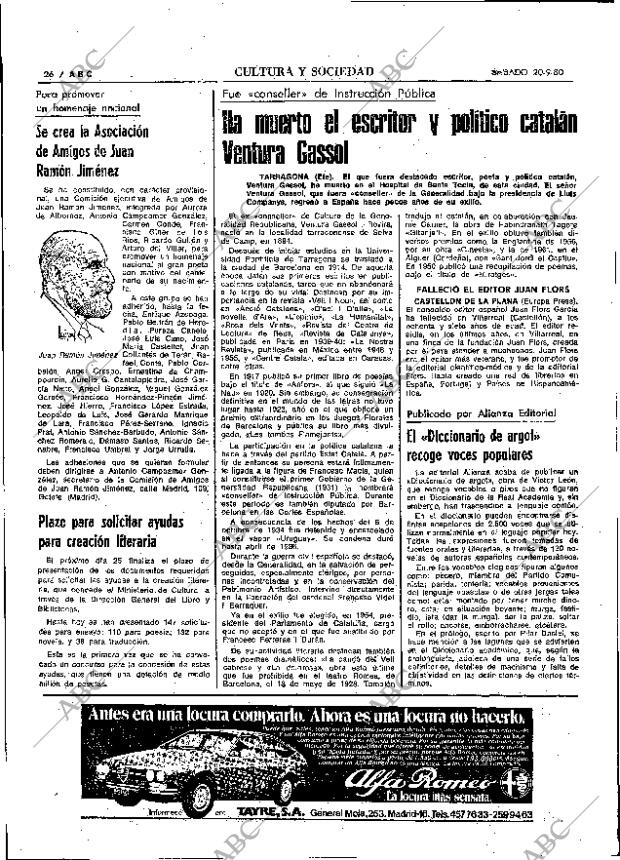 ABC MADRID 20-09-1980 página 34