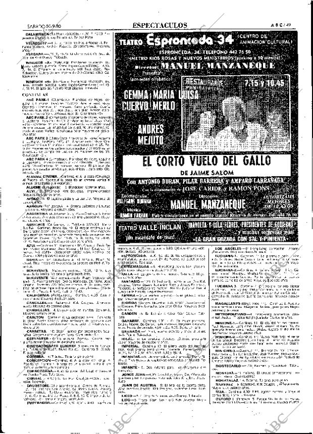 ABC MADRID 20-09-1980 página 57