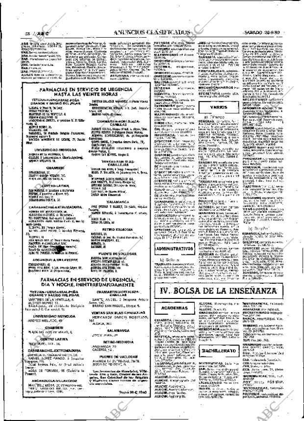 ABC MADRID 20-09-1980 página 66