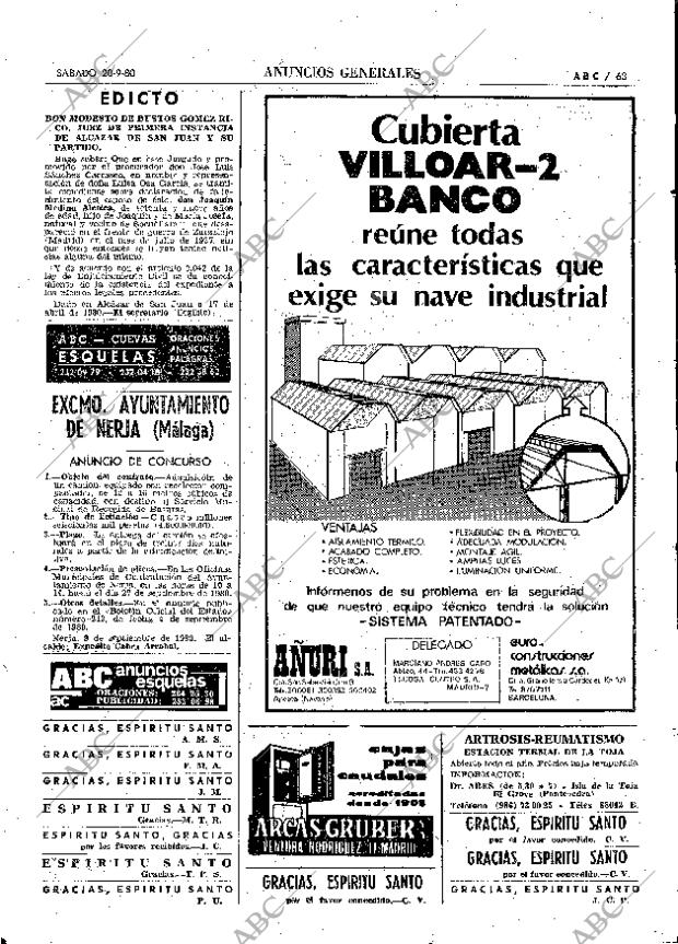 ABC MADRID 20-09-1980 página 71