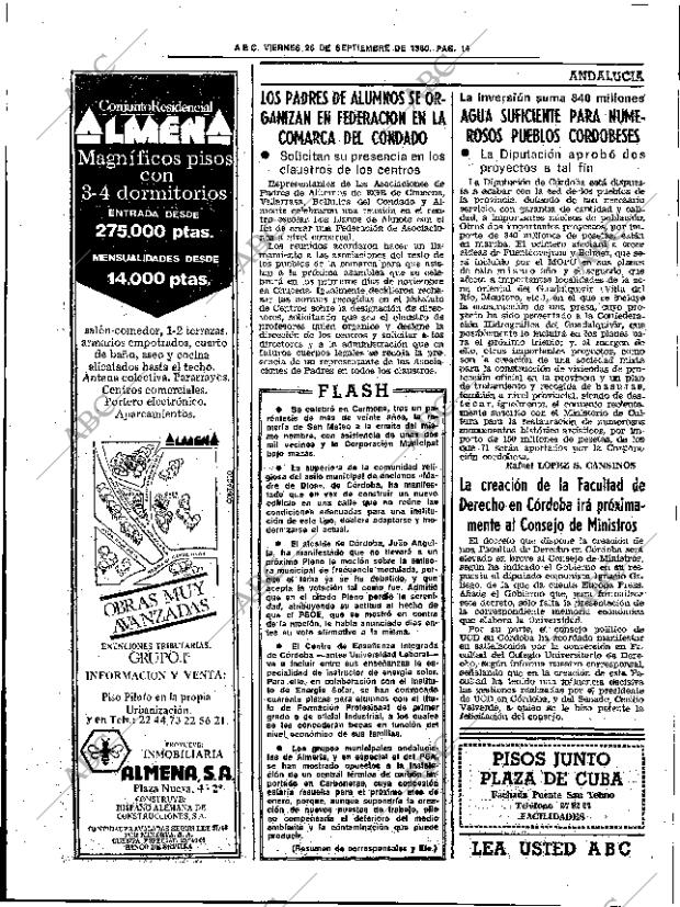 ABC SEVILLA 26-09-1980 página 22
