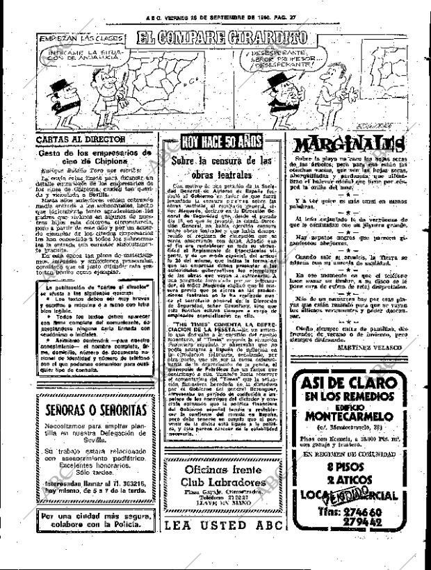 ABC SEVILLA 26-09-1980 página 35