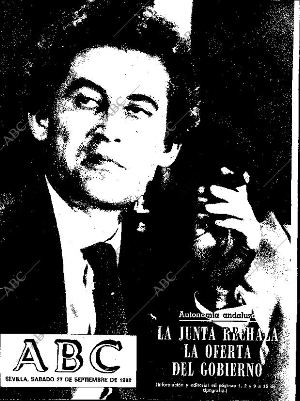 ABC SEVILLA 27-09-1980 página 1