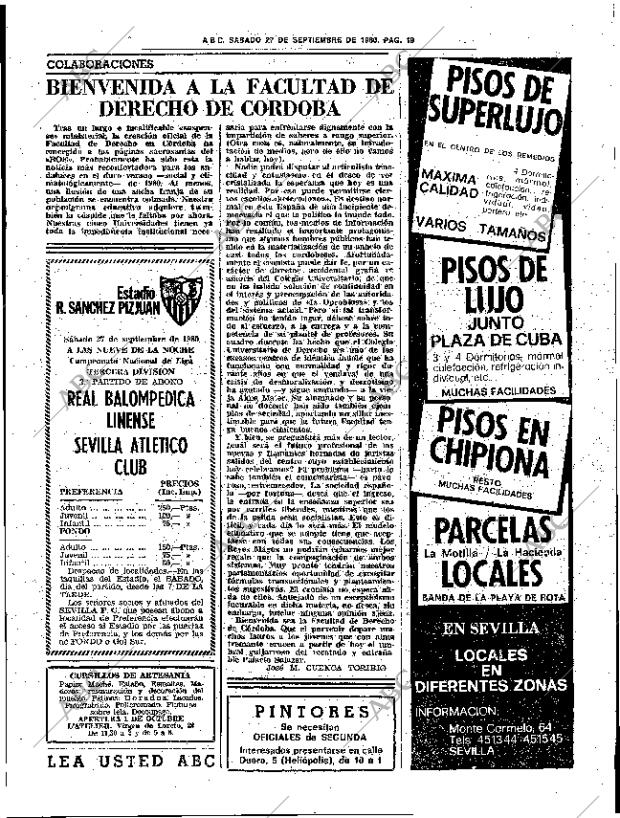 ABC SEVILLA 27-09-1980 página 27