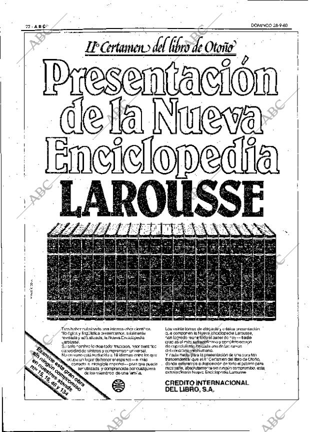 ABC MADRID 28-09-1980 página 34