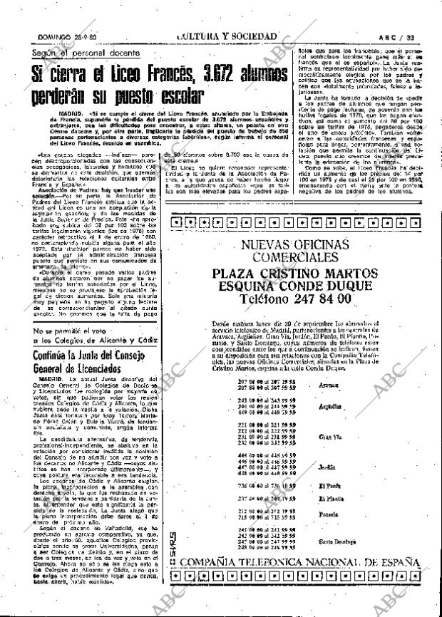 ABC MADRID 28-09-1980 página 45