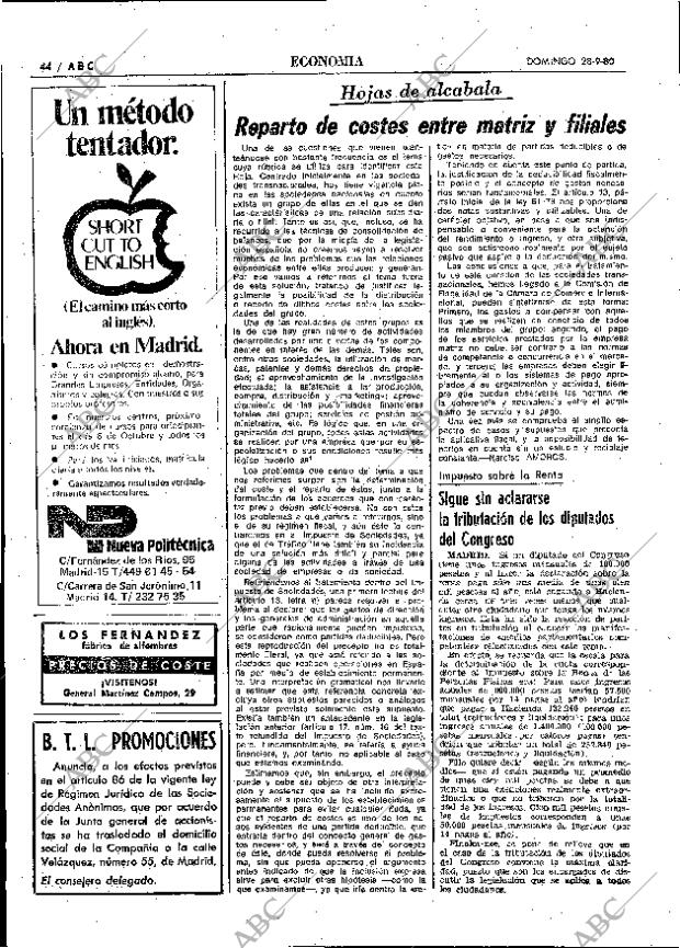 ABC MADRID 28-09-1980 página 56