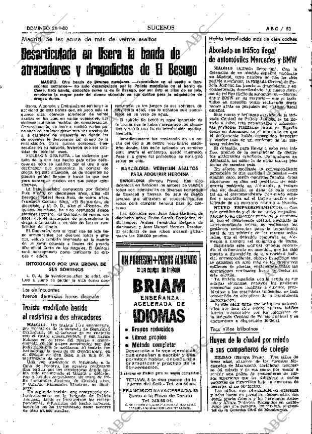 ABC MADRID 28-09-1980 página 65