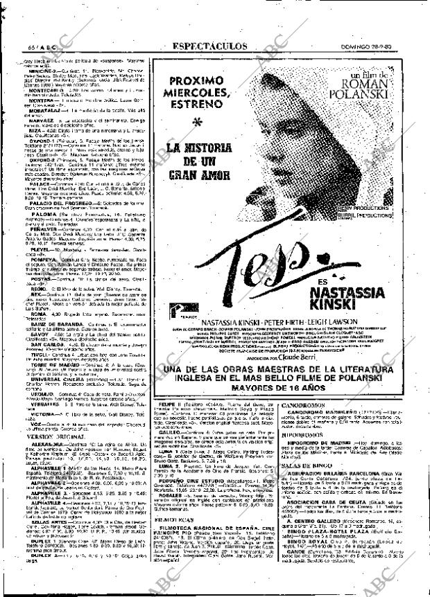 ABC MADRID 28-09-1980 página 78