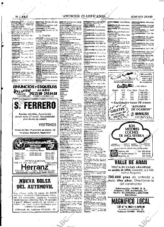 ABC MADRID 28-09-1980 página 82