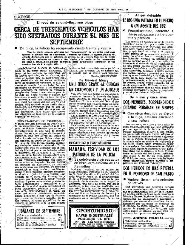 ABC SEVILLA 01-10-1980 página 28