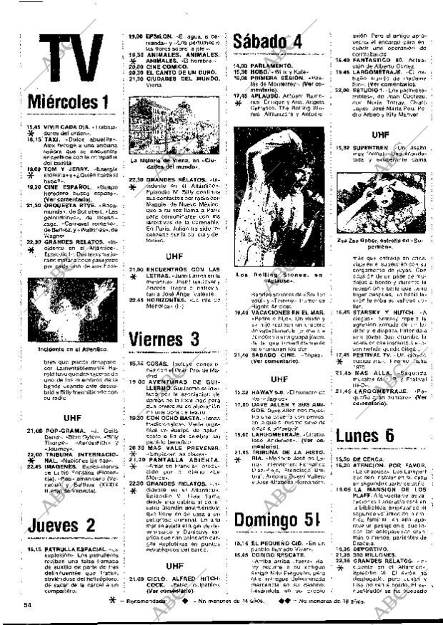 BLANCO Y NEGRO MADRID 01-10-1980 página 54