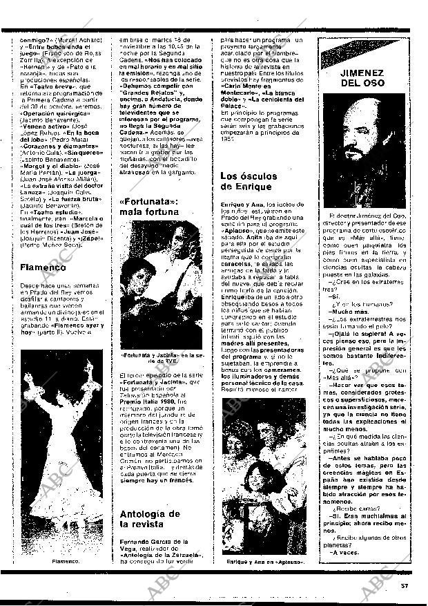 BLANCO Y NEGRO MADRID 01-10-1980 página 57