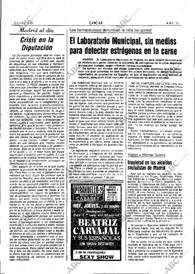 ABC MADRID 09-10-1980 página 33