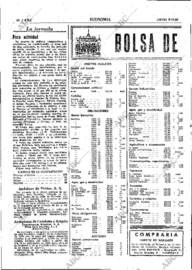 ABC MADRID 09-10-1980 página 58