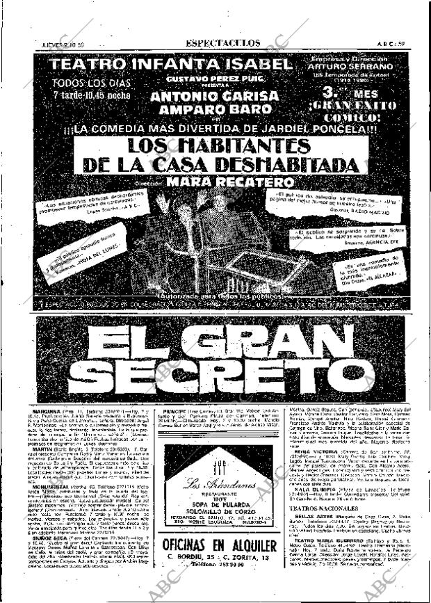 ABC MADRID 09-10-1980 página 71