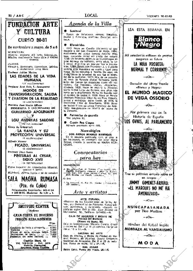 ABC MADRID 10-10-1980 página 44