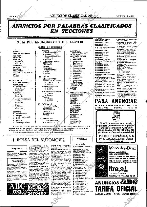 ABC MADRID 10-10-1980 página 86