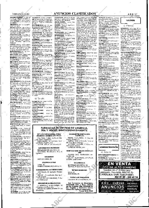 ABC MADRID 10-10-1980 página 93