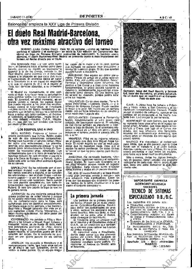 ABC MADRID 11-10-1980 página 57