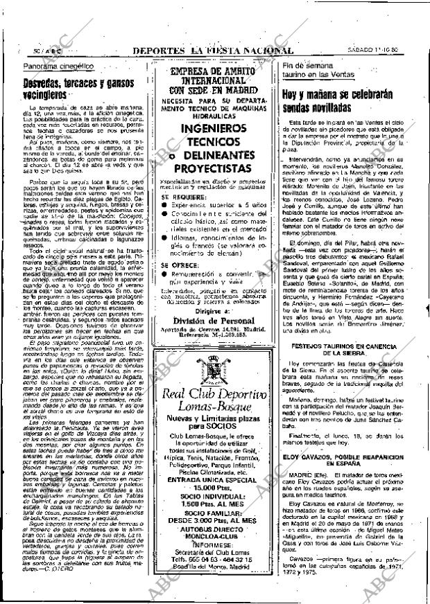 ABC MADRID 11-10-1980 página 58